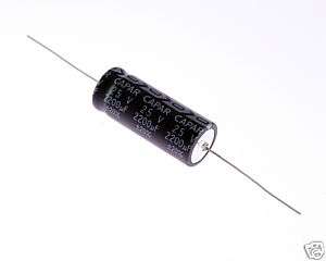 2200uF 25V Axial Electrolytic Capacitor 2200MFD  