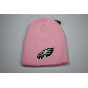   Philadelphia Eagles Pink Knit Beanie Cap Winter Hat 
