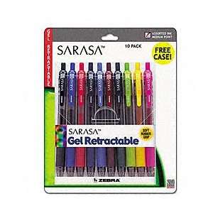   colored Gel Retractable Rollerball Pens (Pack of 10) 