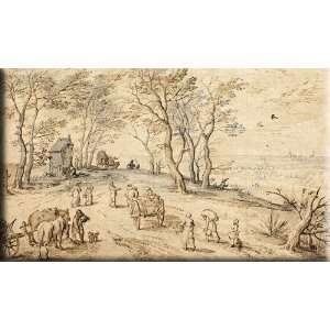   30x18 Streched Canvas Art by Brueghel, Jan the Elder