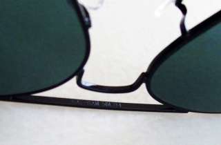   Aviator Sunglasses RB 3025 L 2823 58mm Black Green NEW & AUTHENTIC