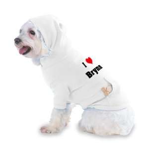  I Love/Heart Brynn Hooded T Shirt for Dog or Cat X Small 