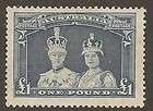 AUSTRALIA KGVI 1938 £1 Pound Slate Coronation Robes MNH (* See Note)