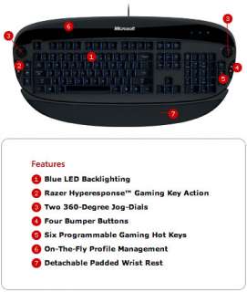  Microsoft Reclusa Gaming Keyboard (Black) Electronics