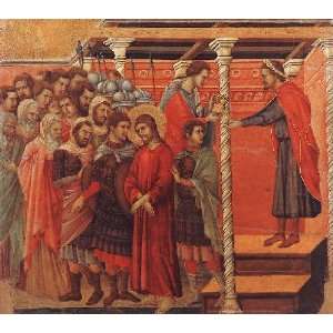   Pilate Washing his Hands, By Duccio di Buoninsegna 