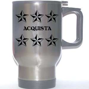  Personal Name Gift   ACQUISTA Stainless Steel Mug (black 