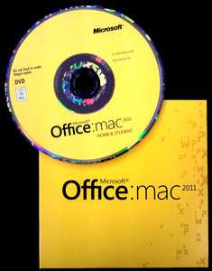   Office for Mac 2011 Home & Student Family Pack   3 Installs   No Box