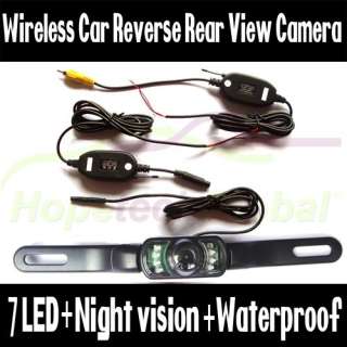 Wireless Car Rear View IR Night Vision Camera color wpf  