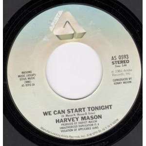   START TONIGHT 7 INCH (7 VINYL 45) US ARISTA 1981 HARVEY MASON Music
