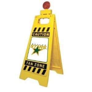  Dallas Stars 29 inch Caution Blinking Fan Zone Floor Stand 