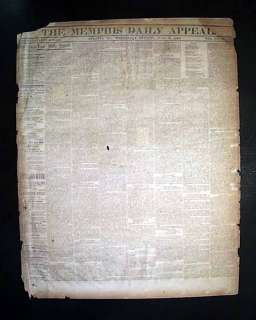 Battle of Gettysburg Reports in Confederate Newspaper July 8, 1863 