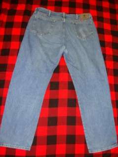 WRANGLER RELAXED FIT DENIM BLUE JEANS 42X32 M 42X32 #W114  