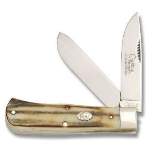 Cripple Creek 2 Blade Trapper with Genuine Stag Handle