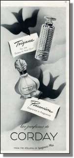 1941 Corday Tzigane & Possession Perfume Print Ad  