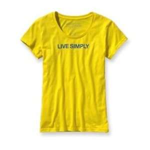  Patagonia Live Simply Text T Shirt   Womens Everything 