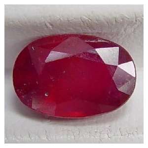  Ruby Gemstone, Loose, 5.26ct. Natural Genuine, 11.5x8x5 