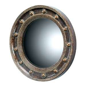  Porthole Round Convex Wall Mirror w Nautical Theme
