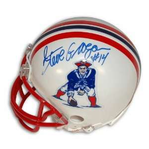 Autographed Gino Cappelletti New England Patriots Throwback Mini 