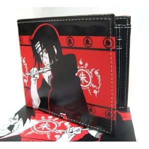  Naruto Uchiha Itachi Black/Red Wallet (Closeout Price 
