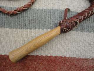   WHIP. THE REAL DEAL WITH A NICE LONG WOODEN HANDLE AND NO CONDITION