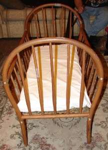 RARE* Antique Wooden Baby Bed Crib  