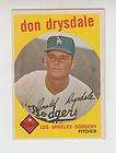 DON DRYSDALE #387 L. A. Dodgers Pitcher​ 1959 Topps Nm