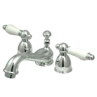 Kingston Brass Chrome Mini widespread Bathroom Lavatory Faucet  