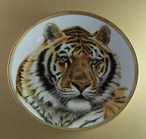 Great Cats of the World SIBERIAN TIGER Cat Plate LENOX  