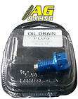 Oil Drain Plug with Magnet M12x1.5 Blue Motocross MX