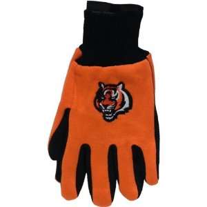  Cincinnati Bengals Orange & Black Jersey Work Gloves Nfl 