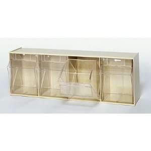   by 23 5/8 Inch by 8 1/8 Inch Tip Out Bin System, Ivory