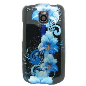  iNcido Brand LG Phoenix P505/Thrive P506 Combo Blue Flower 