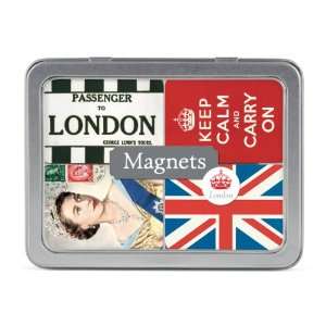  Cavallini Magnets London, 24 Assorted Magnets