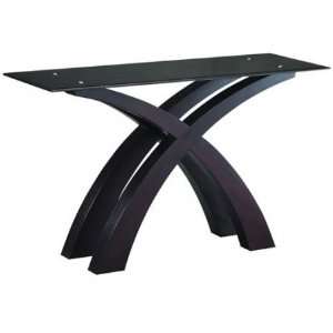  Nicolas Console Table 107/903 Dark Brown Wood Veneer 