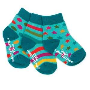  Toddler Little Miss Matched 3 Pack Socks #40063T Baby