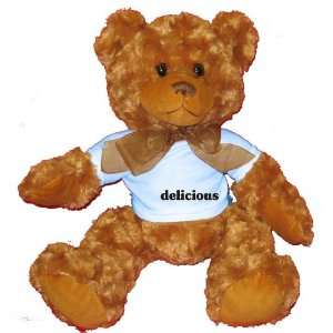  delicious Plush Teddy Bear with BLUE T Shirt Toys & Games