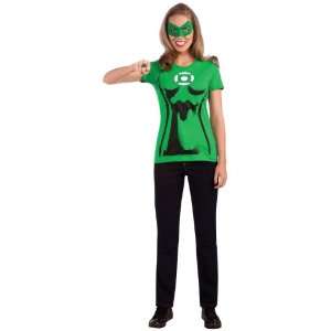   Green Lantern (Female) T Shirt Adult Costume Kit 880473M Toys & Games