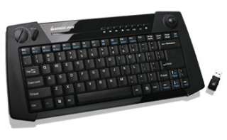 iOgear GKM561R Wireless Keyboard w/Laser Trackball for Home Theater PC 