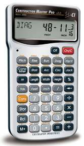 Construction Master Pro 4065 Calculator *Brand New*  