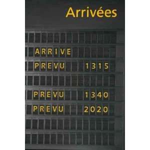  Arrivees Arrivals Aeroport   Peel and Stick Wall Decal by 