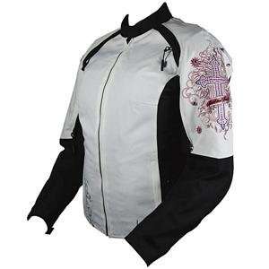 com Speed and Strength Womens Cross My Heart Jacket   X Large/White 