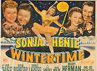 SONIA HENIE WINTERTIME 20th FOX ICE SKATING VINTAGE MOVIE PROMO 