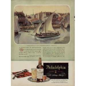 GUNBOAT of the Pennsylvania Navy Passing in Review Below High (Market 