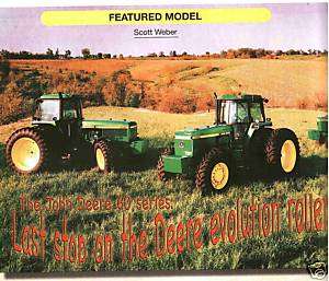 John Deere 60 series 4760, 4960 tractor Green magazine  