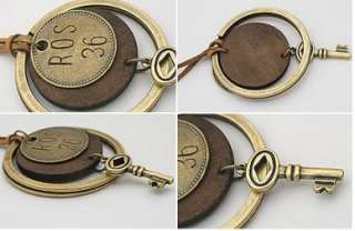 H4789 New Fashion Jewelry Retro key ring combined sweater chain 
