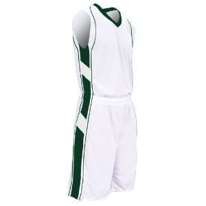   Custom Basketball Jerseys WHI/FOR   WHITE/FOREST YS
