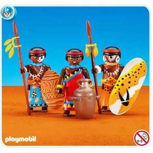  Playmobil 7460 3 African Natives Toys & Games