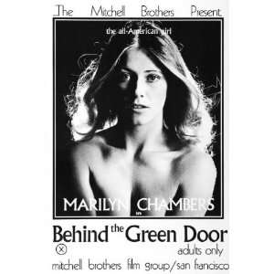    Marilyn Chambers Poster Behind The Green Door