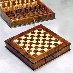  Giglio Italian Wooden Chess Set Gloss 1.2 Square w 