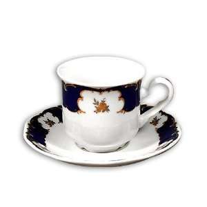  Fine China Espresso Cups and Saucers   Mary Anne 25840   1 